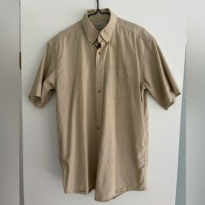 LL Bean short sleeve button front shirt